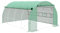 Outsunny Foliengewächshaus Polytunnel 4 x 3 x 2 m begehbares Gewächshaus mit aufrollbar Abdeckungen Folientunnel Treibhaus UV-Schutz Stahlrohr Grün