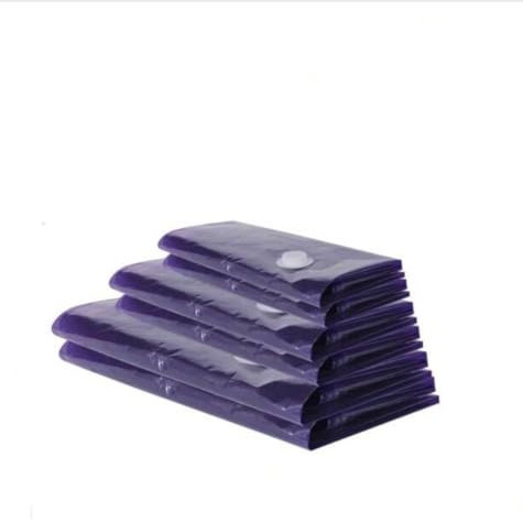 Sacchetti sottovuoto vestiti e piumoni – Set 6 buste salvaspazio per armadi, cambio stagione e viaggio 2 50×70+2-60×80+ 2-80×100 – Sacchi sottovuoto riutilizzabili con profumati LAVANDA