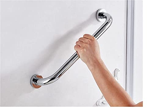 Baño para Agarraderas Mango de ducha de 12 pulgadas for hotel, motel o casa, de latón macizo, cromo pulido, construcción resistente, apoyabrazos y pasamanos for bañera.