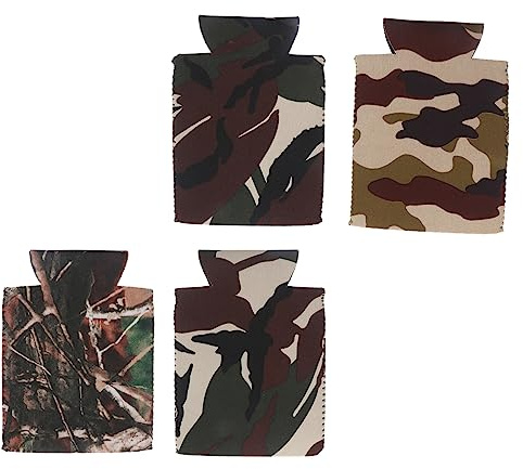 LIGIGWASH 4piezas Fundas Neopreno Para Latas Protector Aislante Para Bebidas Camuflaje Para Ciclismo Picnic Senderismo