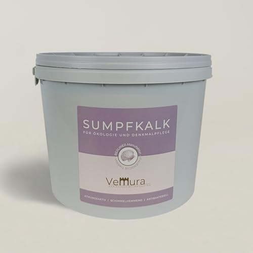 VeMura Sumpfkalk | Naturkalk für Altbau & Fachwerk | 12,5 kg