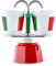 BIALETTI Bicchierini Italia 0006196 Kaffeemaschine Mini Express + 2 Tassen