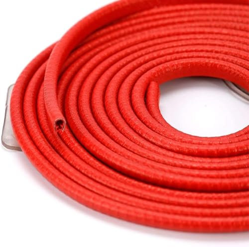 comfleep Protectores de Borde de Puerta de Automóvil, Sin Adhesivo, Engomado en Forma de U, Protector de Puerta Embellecedor de Automóviles para la Mayoría de Los Coches (Rojo, 14.8FT)