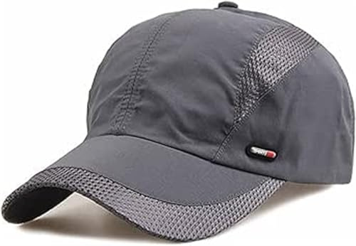 ZAMAKS EMF Protection Baseball Cap,5G Anti-Radiation,RF Shielding,WiFi Radiation Protection,Unisex Anti-UV Breathable Golf Cap (Color : Dark Grey, Size : One Size)