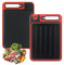 4 in 1 Miracle Melt Defrosting Board, Double Sided As Chopping Board with Grater, Sharpener, Miracle Melt Defrost Tray for Meat, Fish, and Food(Red)