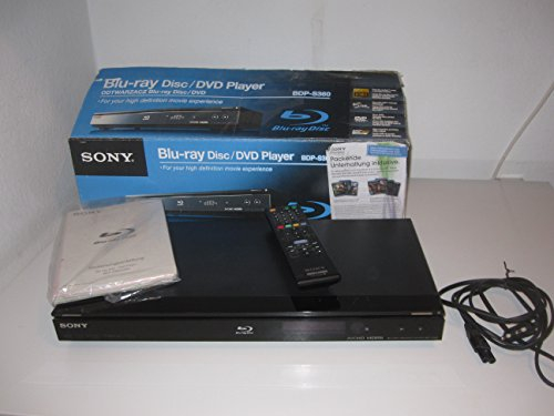 Sony BDP S 360 Blu Ray Player (1080p Full HD, Deep Colour, Dolby True HD, DTS HD) schwarz