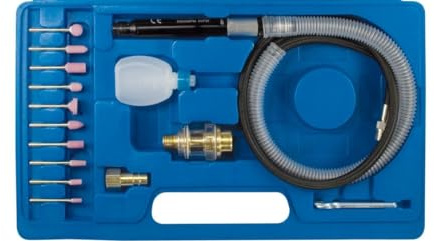 SW-Stahl S3263 Tryckluft Stavslip, 1/4 Tums Anslutning med 10 Slipstift