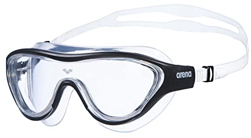 arena The One Mask Anti-Fog Schwimmmaske für Erwachsene, Schwimmmaske mit Großen Gläsern, UV-Schutz, Selbstjustierender Nasensteg, Orbit-Proof Dichtungen