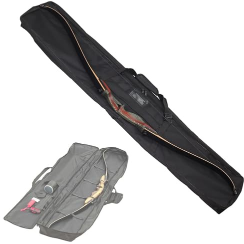 FENJANER Archery Bow Case Recurve Bow Bag Traditional Longbow Bag Lengthen Backpack for Outdoor Shooting Practice (68 inch)