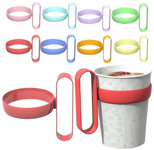 Anti-Scalding Cup Holder | 10 Hot Water With Handle Paper, Anti-Scalding Holder For Cup Grip (Random Color)