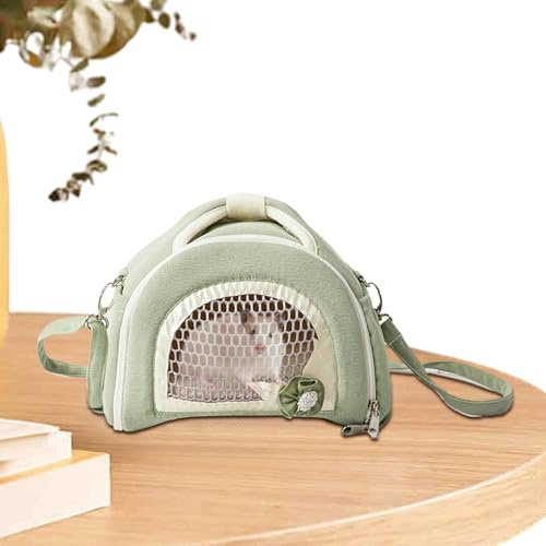 Hamster transportlåda för små djur – resväska att ta med för små djur för