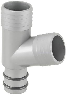 Qrity 1 Pcs Sink Drain 3 Way Hose Connector, Y-Shaped Drain Pipe Connector, Kitchen Sink Drain Pipe Overflow Fitting, for Sink Drain Plumbing