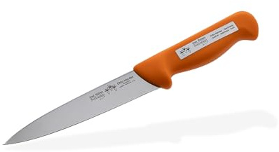 Otto Herder Manicure Stechmesser Mittelspitz, Metzgermesser mit 16 cm langer Klinge aus rostfreiem Stahl, scharfes Fleischermesser aus Solingen
