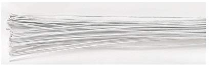 Culpitt 20 Gauge White Florist Wires, Paper Covered Wire For Cake Decorating, Sugar Flowers, Sprays - 36 cm x 20 Pack