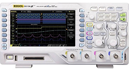 Rigol DS1104Z Plus Digital Oscilloscope 100MHz 4 Channels 1GS/s 24MP 8-Bit Digital Memory (DSO)