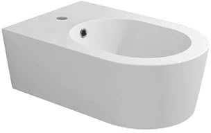Flaminia, bidet sospeso monoforo, link art.5051/b, finitura bianco.
