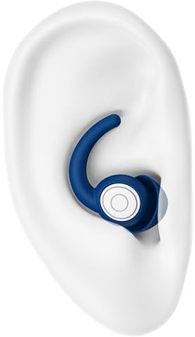 Tappi per le orecchie per dormire, cancellazione del rumore, tappi per le orecchie per la riduzione del rumore, 2 pezzi, tappi per le orecchie in silicone, protezione dell'udito, blocco acustico per