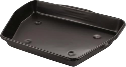 ADEPTNA Traditional Ash Pan 28cm Wide (11) – Heavy Duty Galvanised Fire Ash Tray for Standard Fire Grates, Open Fires, Log Burners & Wood Burning Stoves – Compact Fireplace Accessory