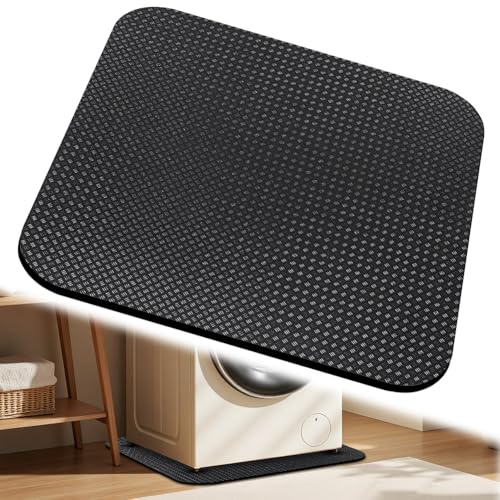 DASIAUTOEM Alfombrilla antideslizante antivibración, 60 x 60 cm, ligera e impermeable, para frigoríficos, para electrodomésticos