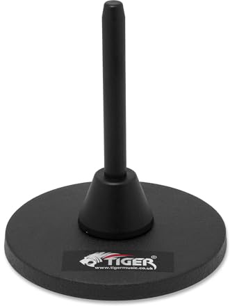 Tiger Clarinet Flute Vertical Stand with Heavy Cast Iron Base