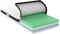 Amazon Basics 2-in-1-Matratze mit Hybridschaumkern, MittelFest (H3) und Fest (H4), 140 x 200 x 18 cm, Weiß