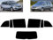 Passgenaue Tönungsfolie für-Opel Zafira B 5-Türen 2006-2011 Heck/Seitenscheiben (05% Tiefschwarz)