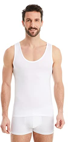 FINN Men's Invisible Undershirt Vest Sleeveless - Modal Singlet Tank Top