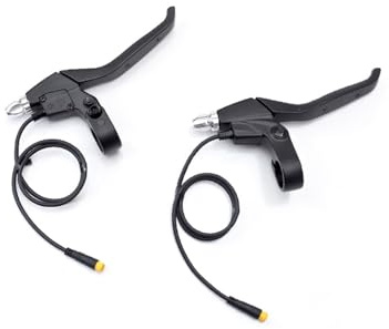 windmeile | Manetas De Freno Compatibles con Mandos Bafang BBS01 BBS02 BBSHD Y Bafang, Impermeables, Conector Jullet De 3 Pines, E-Bike, Pedelec