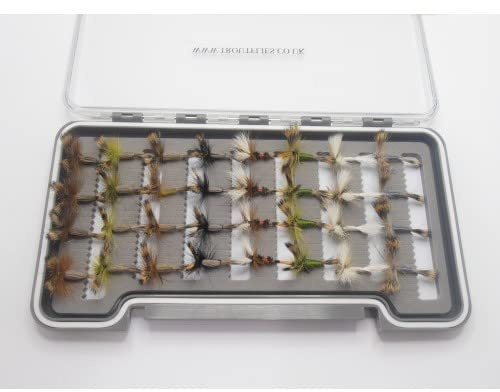32 BARBLESS Wulff and Humpy Trout Flies - Boxed Set, Early Season fishing flies