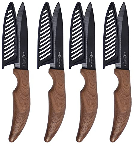 Durandal Légende Keramikmesser mit Schutzhülle – Messerset 4x10cm