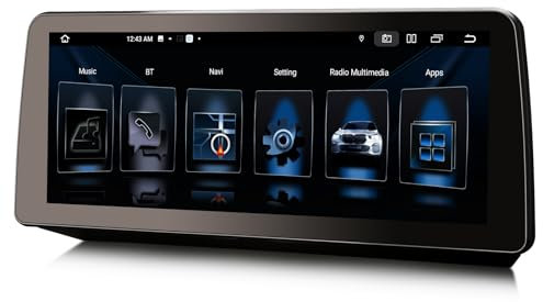 Erisin 12.3 8-Core 8GB+128GB Android 13 Radio de Coche Estéreo Navegación de Automóvil para BMW Serie 5 E60 E61 E63 E64 (2005-2008) Sistema CIC CarPlay Android Auto Bluetooth 5.0 WiFi IPS Canbus OEM