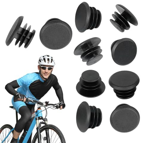 Fahrrad-Lenkerstopfen – Perfekte Passform für Lenker mit Innendurchmesser zwischen 18 und 21 mm, 10 Staubschutzkappen für Fahrradlenker | Endkappen