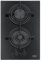 Franke Crystal FHCR 302 2G HE BK C Incasso Piano cottura a gas Nero