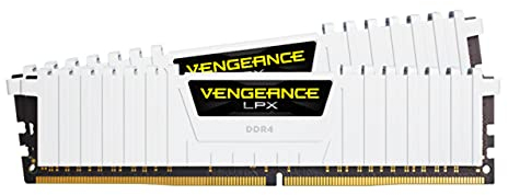 Corsair Vengeance LPX 16GB (2x8GB) DDR4 3200MHz C16 XMP 2.0 High Performance Desktop Arbeitsspeicher Kit, Weiß