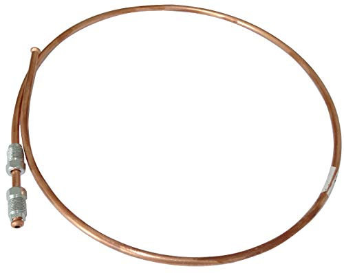 AERZETIX: Conduite de Freins Tuyau Tube en cuivre Ø4.76mm avec raccords M10x1/M10x1 (80cm)