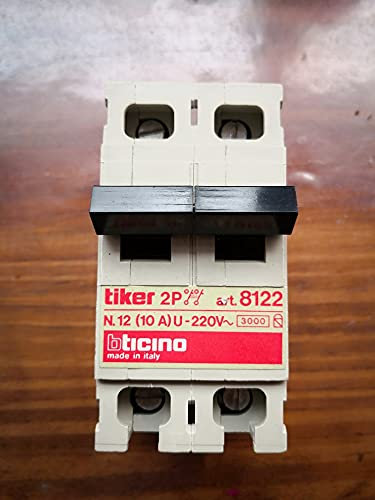 Bticino Magnetotermico Tiker 2P 10A 220V art. 8122