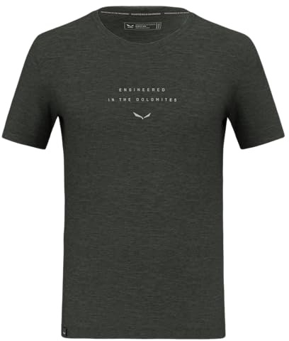 Salewa Eagle Eitd Merino T-Shirt Men, Dark Olive, L