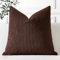 Artscope Ein Kissenbezug Kordsamt Zierkissenbezug Dekokissen Sofakissen 40x40 cm Cord Kissenhülle Couchkissen Dekorative Weiche Kissen für Sofa Wohnzimmer Zuhause Schlafzimmer Braun