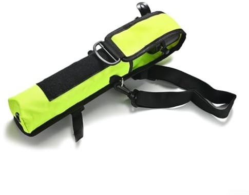 Besttoolifes Sac cylindrique de plongée 05 l - Housse de protection en polyester léger pour bouteille d'oxygène - Vert