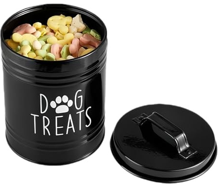 Dog Food Container - Sealed Pet Food Storage Container with Handle & Lid | Airtight Metal Storage Bin | For Puppies, Birds, Snacks, Snacks, Snacks