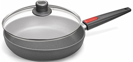 Woll Titanium Nowo Gusspfanne ø 26 cm, mit Deckel und abnehmbarem Griff