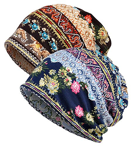 XYIYI Womens Beanie Chemo Headwear Hat Stretch Infinity Scarf Head Wrap Cap Cancer Hats