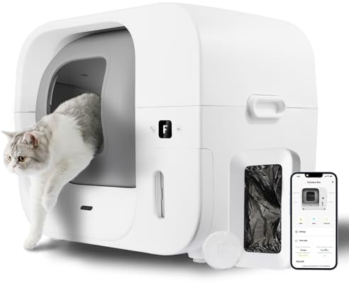 Furbulous True Odor-Free Self Cleaning and Self-Packing Cat Litter Box