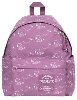 EASTPAK Zaino x Peanuts Modello Day Pak'r Colore Peanuts Pink, con Zip Aggiuntiva e Porta Laptop 13.3