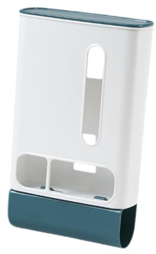 PHENOFICE Müllbeutelspender Für Plastiktüten Abfalltütenhalter Mit Wandmontage Organizer Zur Aufbewahrung Von Müllsäcken