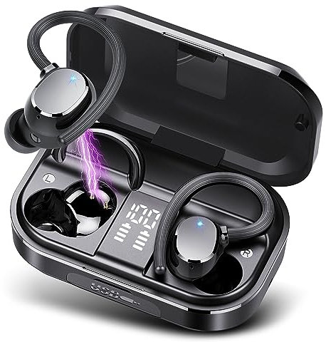 POMUIC HiFi Stereo Sound Bluetooth 5.3 Wireless Headphones with 4 ENC Noise Cancelling Mic