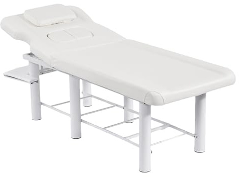 Massage Table Wide - Heavy Duty Massage Beds,Massage Bench with Adjustable Backrest, Massage Supplies for Spa Massage Cosmetic Hairdressing