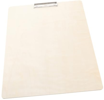 WRITWAA Tablero de Dibujo Portátil de Madera Maciza Clip Resistente y Compacto para Artistas y Estudiantes, Adecuado para Pintura y Bocetos Lugar