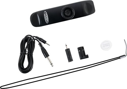 Classic Cantabile KAE1 E-Kazoo, Highlights, Micro avec prise jack (3 | Corps robuste en aluminium pour un son riche et une longue durée de vie, Membrane remplaçable (incl. 5 membranes de rechange)