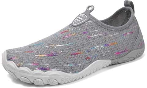 Scarpette da Scoglio Donna Scarpe Mare Scoglio Barca Sandali Uomo Spiaggia Sportive Trekking Ciabatte Acqua Piscina Barefoot Acquatiche Lago Shoes 42 Vela per Il Corsa Gomma in Scogli Giovani Pelle